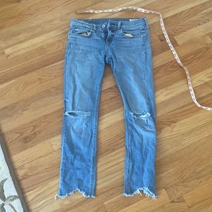 Rag & Bone Dre Low Rise Ankle Slim Boyfriend Jeans